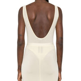 Body semi trasparente in giallo Wardrobe.Nyc - donna 