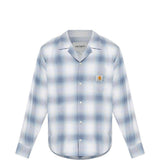 Camicia Tyers a scacchi in blu e bianco 
