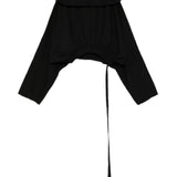 Felpa con cappuccio  in nero Rick owens drkshdw - donna 