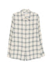 Camicia a quadri in beige e blu Our legacy - uomo