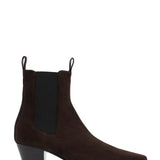 Stivaletti in suede in marrone Toteme - donna 