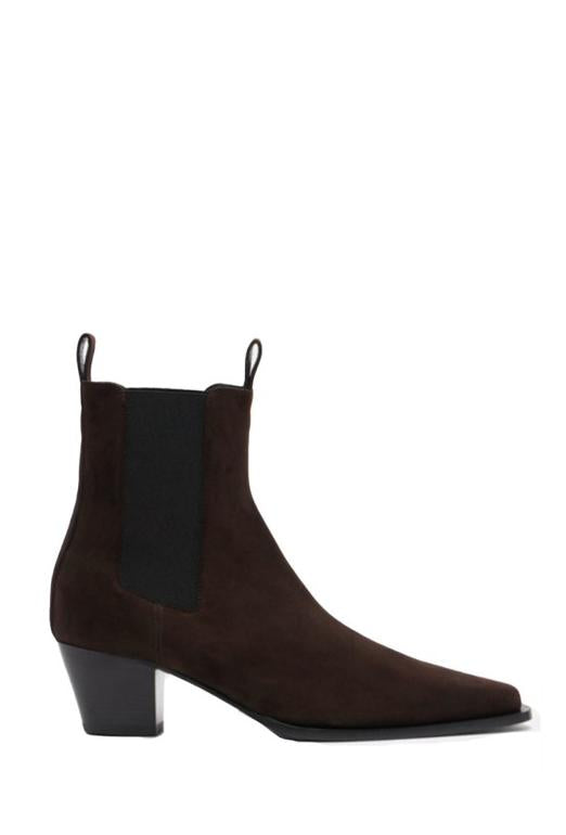 Stivaletti in suede in marrone Toteme - donna 