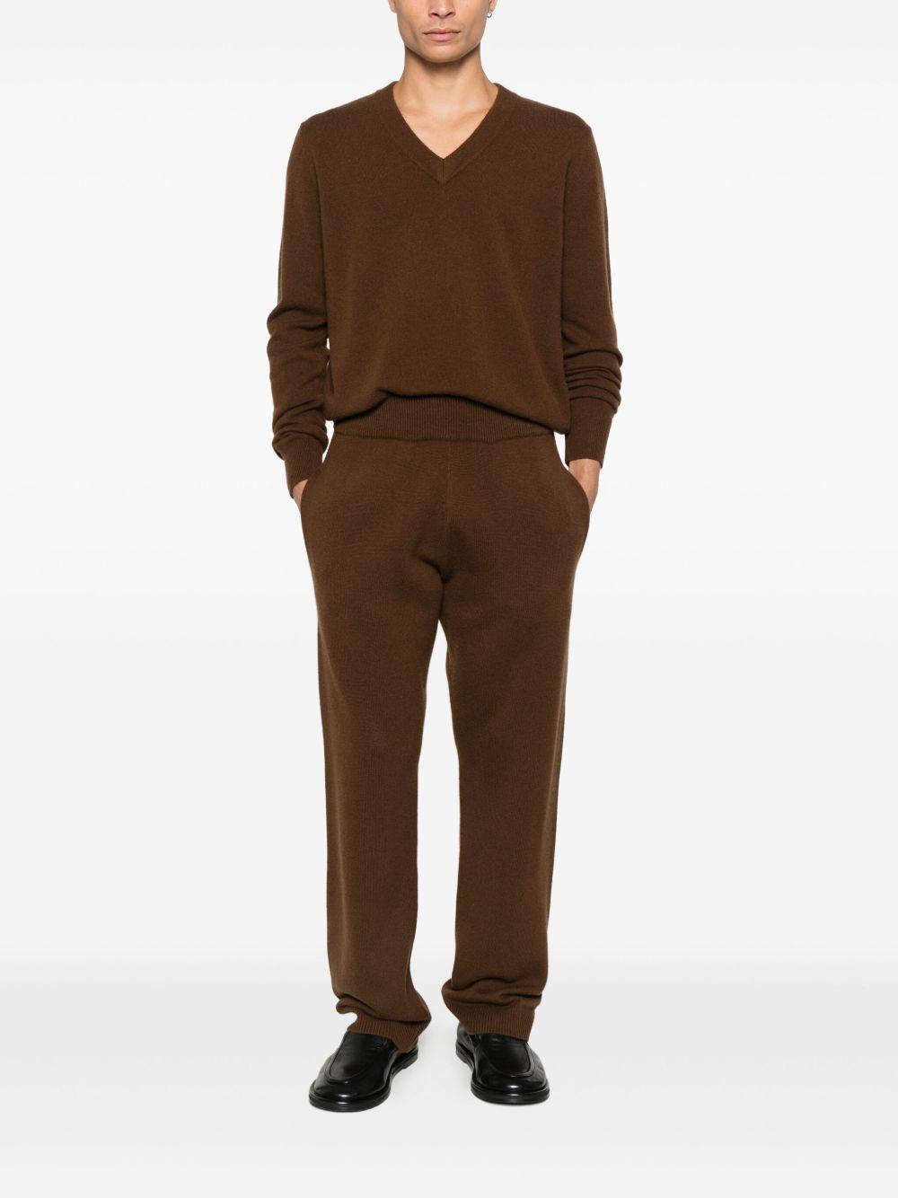 Maglione con scollo a v in marrone Entire studios - unisex 