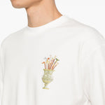 T-shirt Cannes con stampa in bianco Drole de monsieur - uomo 