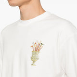 T-shirt Cannes con stampa in bianco Drole de monsieur - uomo 