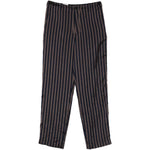 Pantaloni a righe con coulisse penny in blu Dries van noten - uomo 