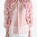 Camicia con volant in rosa OMME DES GARCONS COMME DES GARCONS - donna 