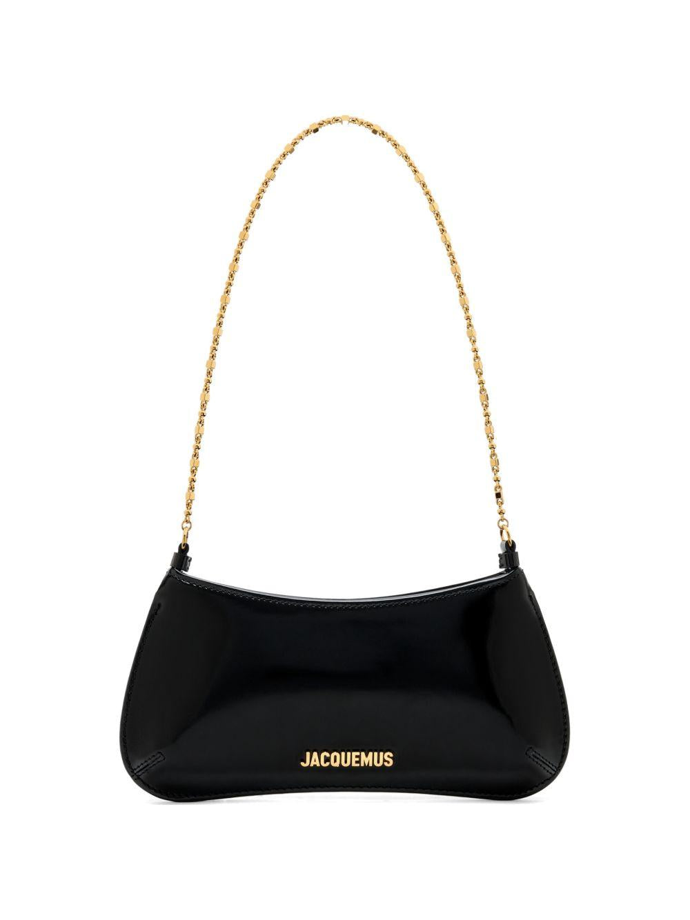 Borsa Le Petit Bisou Chaine in nero 