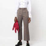Camicia con logo Orb in bianco Vivienne Westwood - donna 