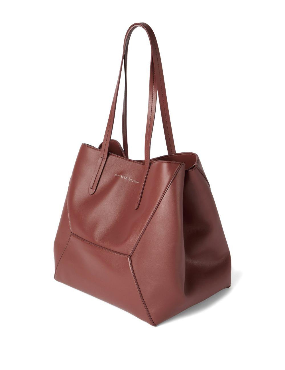 Borsa tote BC Duo in marrone Brunello Cucinelli - donna 