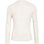 Top a maniche lunghe con design plisettato in bianco Issey miyake - donna 