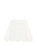 Top con inserti in pizzo in bianco Maurizio - donna