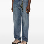 Jeans con orlo sfrangiato in blu Darkpark - uomo 
