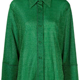 Camicia a maniche lunghe in lurex multicolore Oséree - donna 