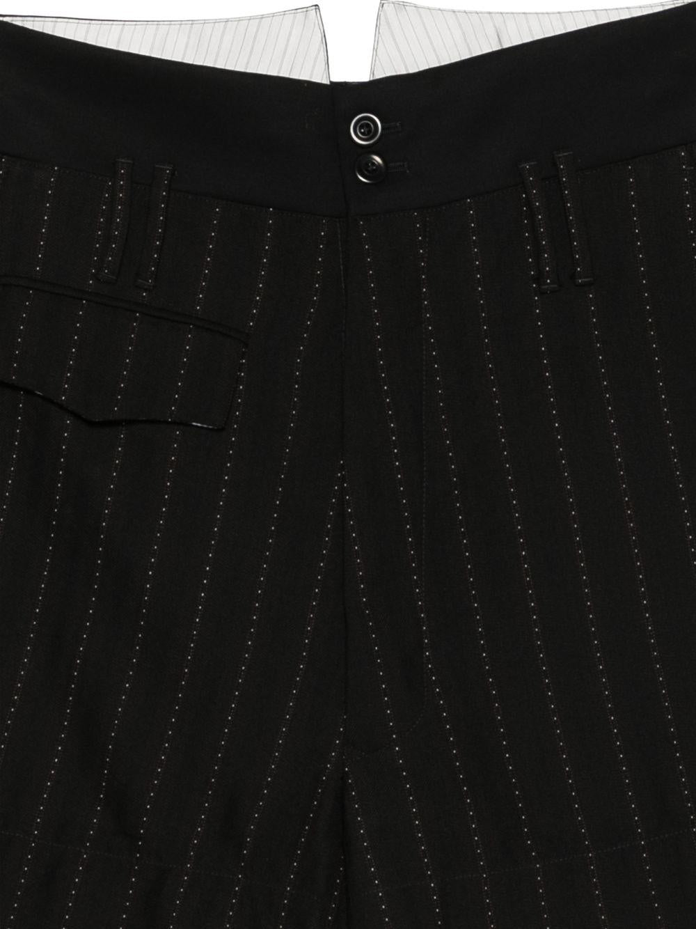 Pantaloncini gessati in nero Namacheko - uomo 