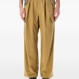 Pantaloni cargo in twill in beige And wander - uomo 