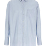 Camicia a righe in azzurro Namacheko - uomo 