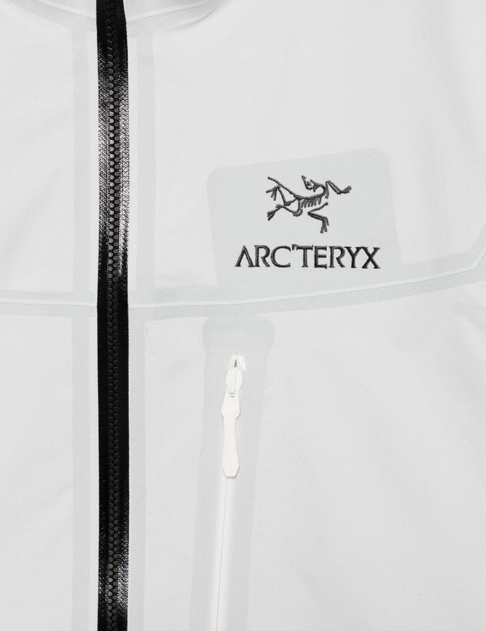 Giacca con cappuccio alpha in grigio Arc'teryx - uomo 