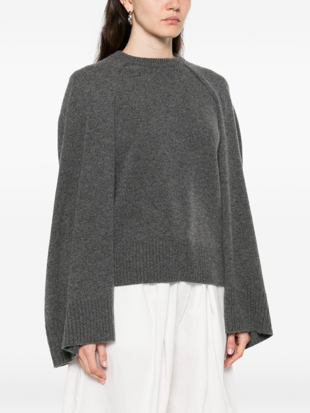 Maglione a mantella  in cashmere in grigio Toteme - donna 