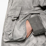 Giacca bomber con tasche in grigio Feng Chen Wang - uomo 