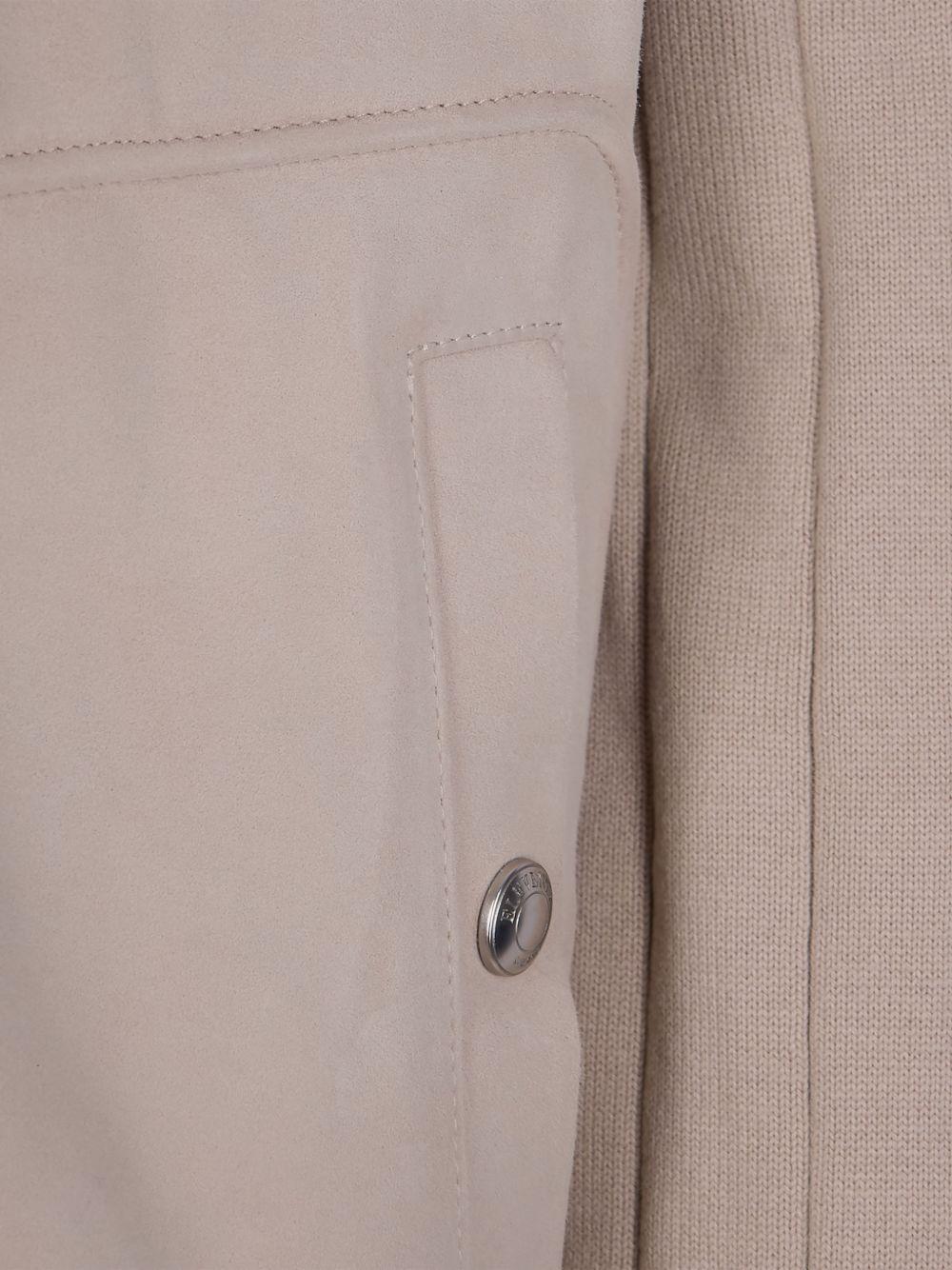 Giacca con inserti a coste in beige Eleventy - uomo 