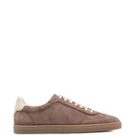 Sneakers in pelle scamosciata beige brunello cucinelli - uomo 