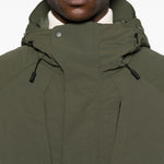 Giacca con cappuccio e zip in verde Jg1 - uomo 