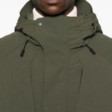 Giacca con cappuccio e zip in verde Jg1 - uomo 