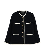 Giacca con bottoni in blu Thelaurent - donna 