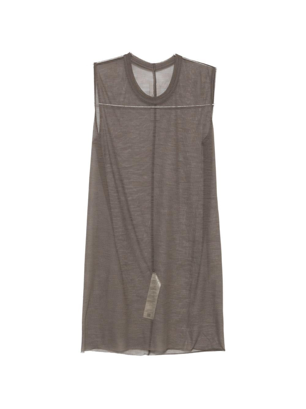 Canotta basic in grigio Rick owens - uomo 