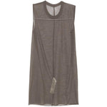 Canotta basic in grigio Rick owens - uomo 