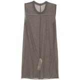 Canotta basic in grigio Rick owens - uomo 