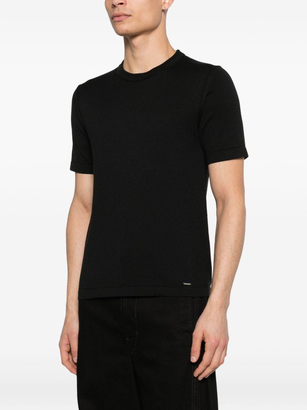 T-shirt a maniche corte in nero Simkhai - uomo 