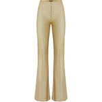 Pantaloni Raschel a gamba ampia in dorato Missoni - donna 