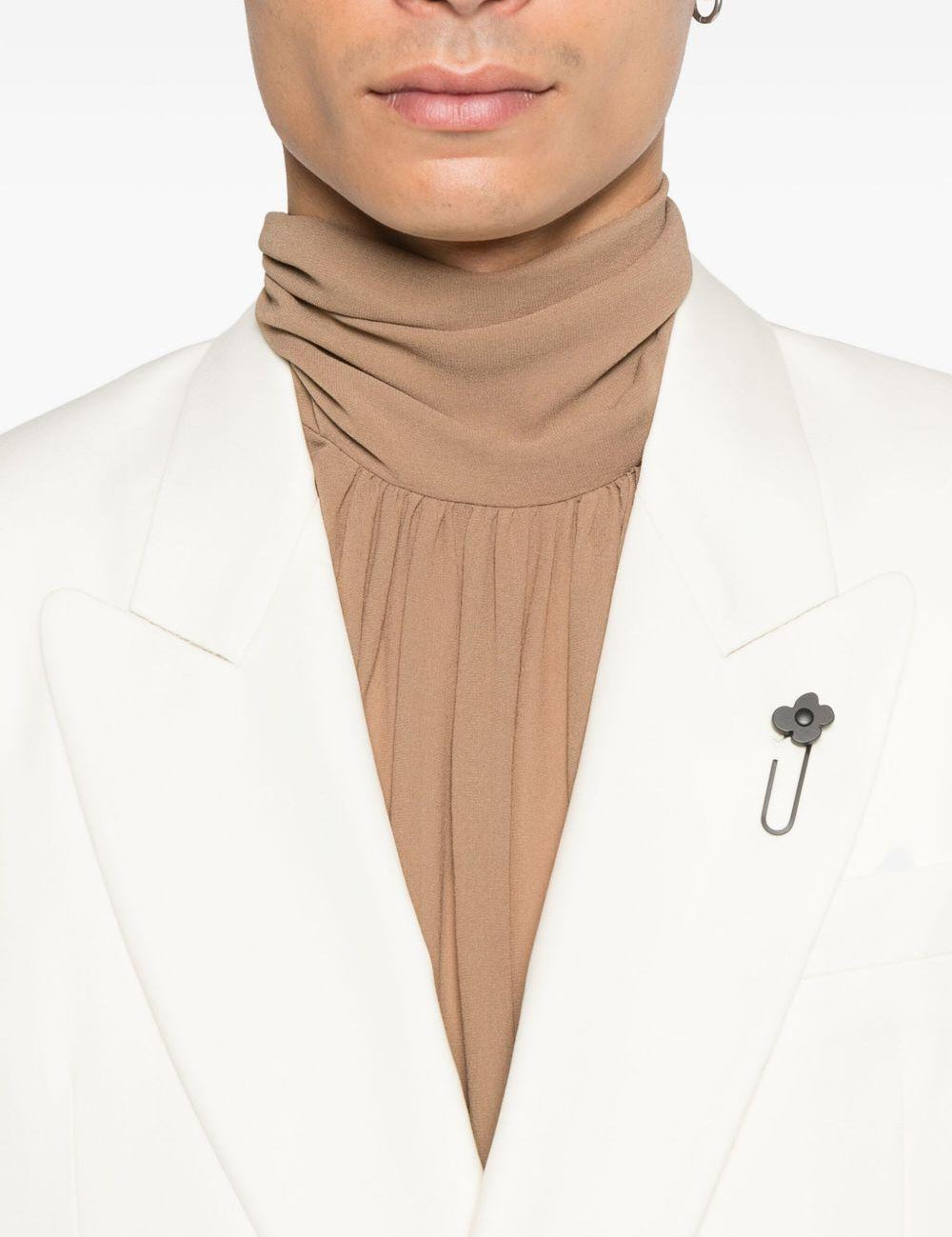 Blazer doppiopetto in bianco Lardini - uomo 