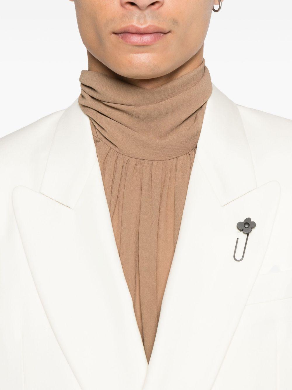 Blazer doppiopetto in bianco Lardini - uomo 