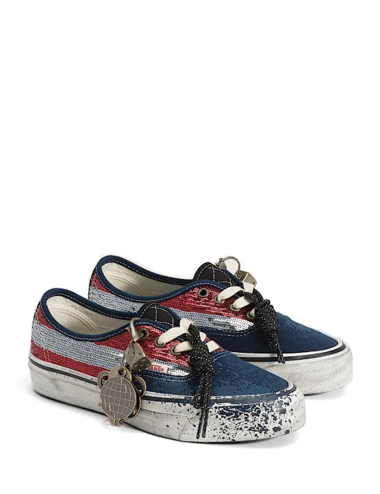 Sneakers lx authentic 44 denim in blu Vans - unisex 