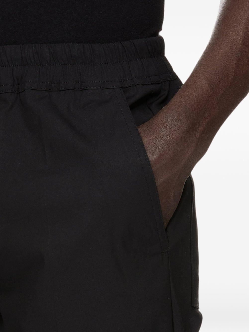 Pantaloni ampi Geth in lana nera 