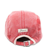 Cappellino da baseball in cotone ricamato in rosso Jacquemus - unisex 