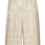 pantaloni pigiama in avorio toteme - donna 