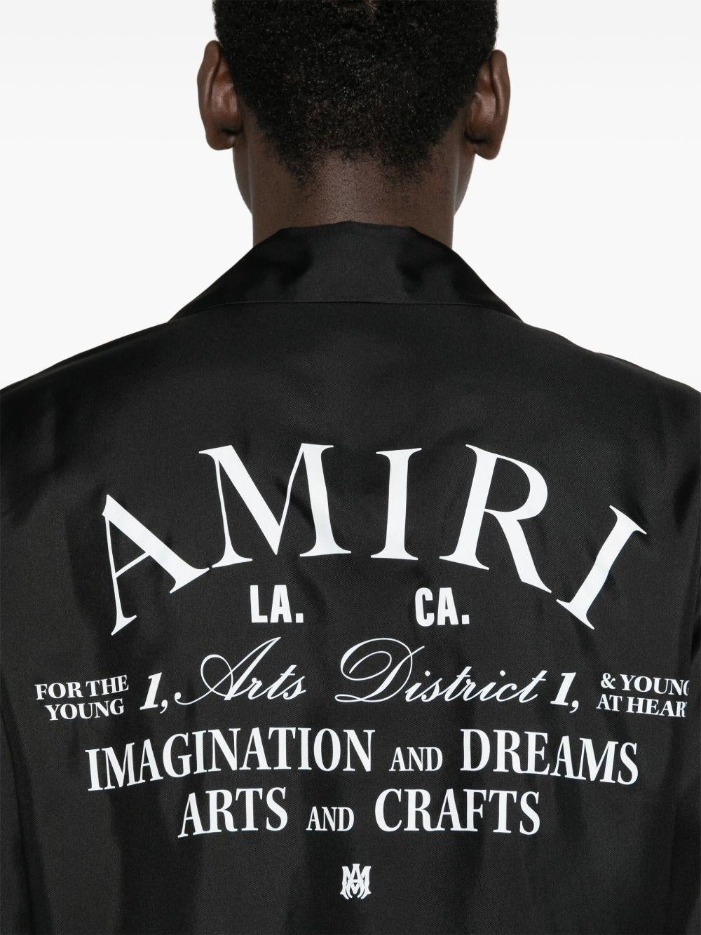 Camicia a maniche corte in nero 