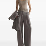 Canotta in jersey in beige Mugler - donna 