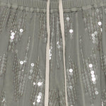 Pantaloncini con paillettes in verde Rick owens lilies - donna 
