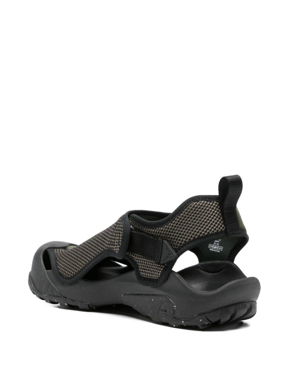 Sneakers con cut-out in verde Roa - uomo 