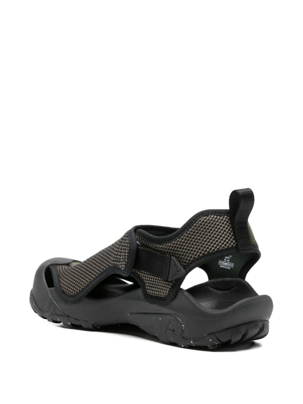 Sneakers con cut-out in verde Roa - uomo 