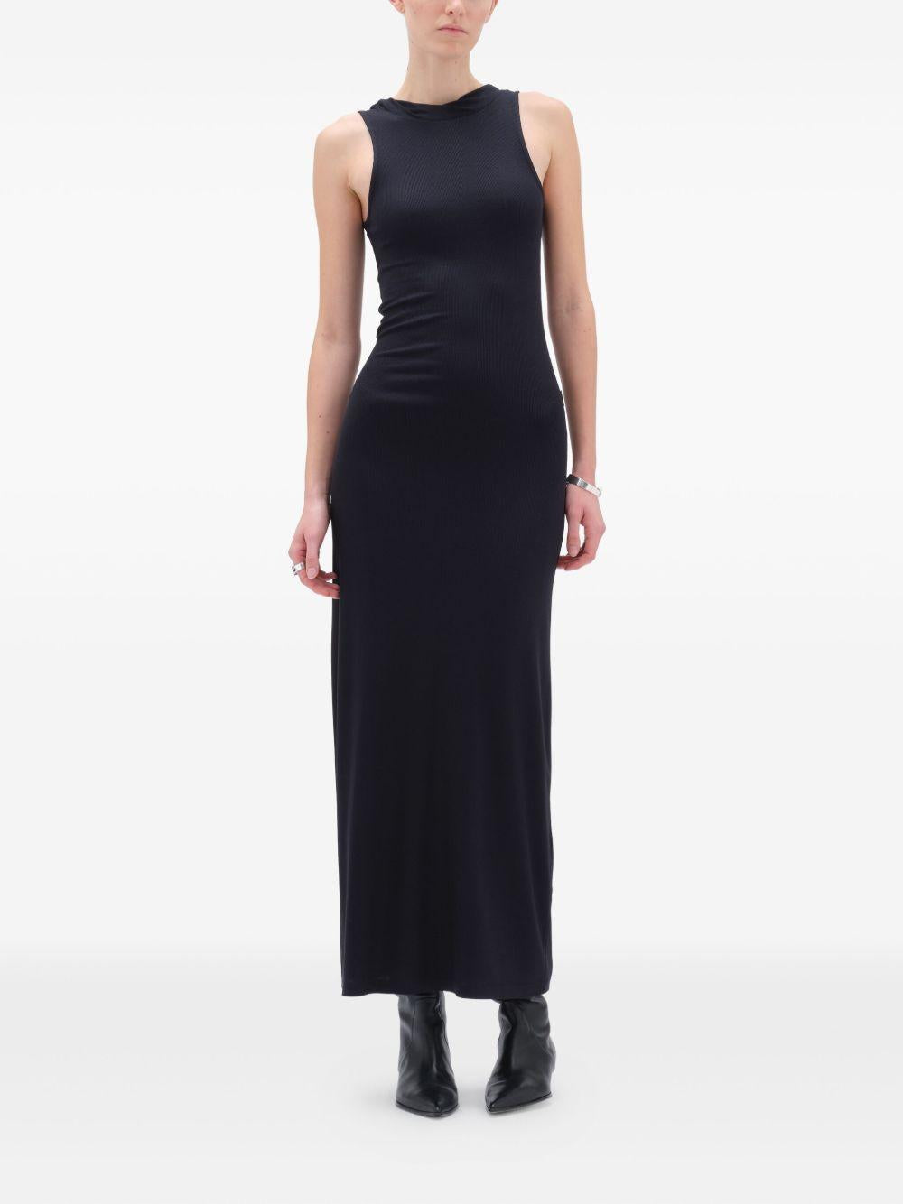 Abito lungo smanicato in nero Remain - donna 