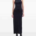 Abito lungo smanicato in nero Remain - donna 