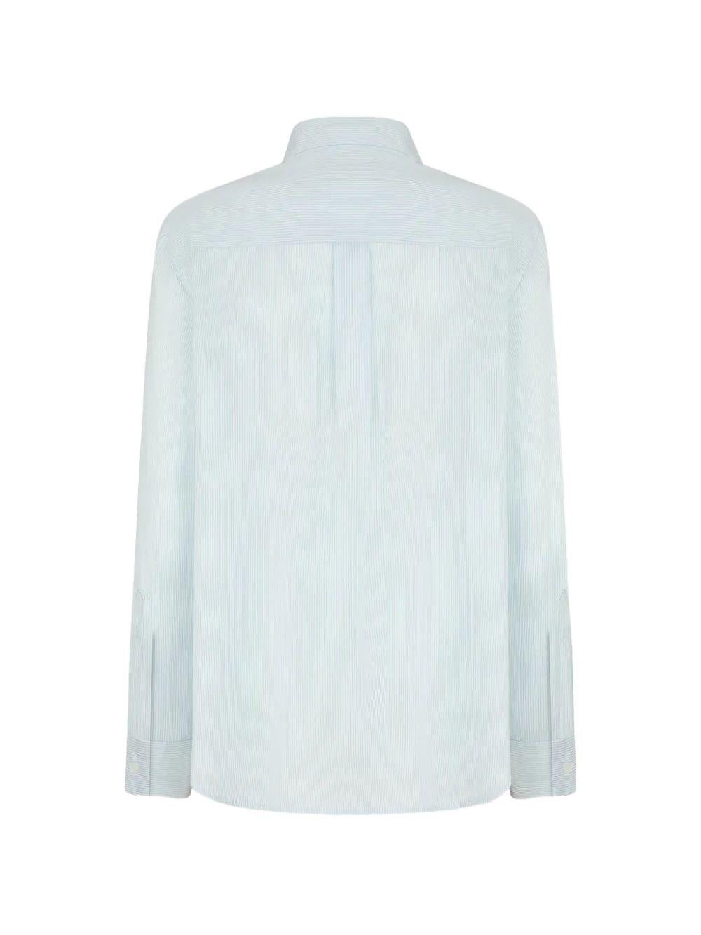 Camicia classica a righe in azzurro BLAZÉ MILANO - donna 