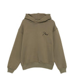 Felpa con cappuccio in verde Rhude - uomo 