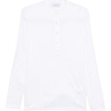 T-shirt a maniche lunghe in bianco Tokyo luxury brand - uomo 